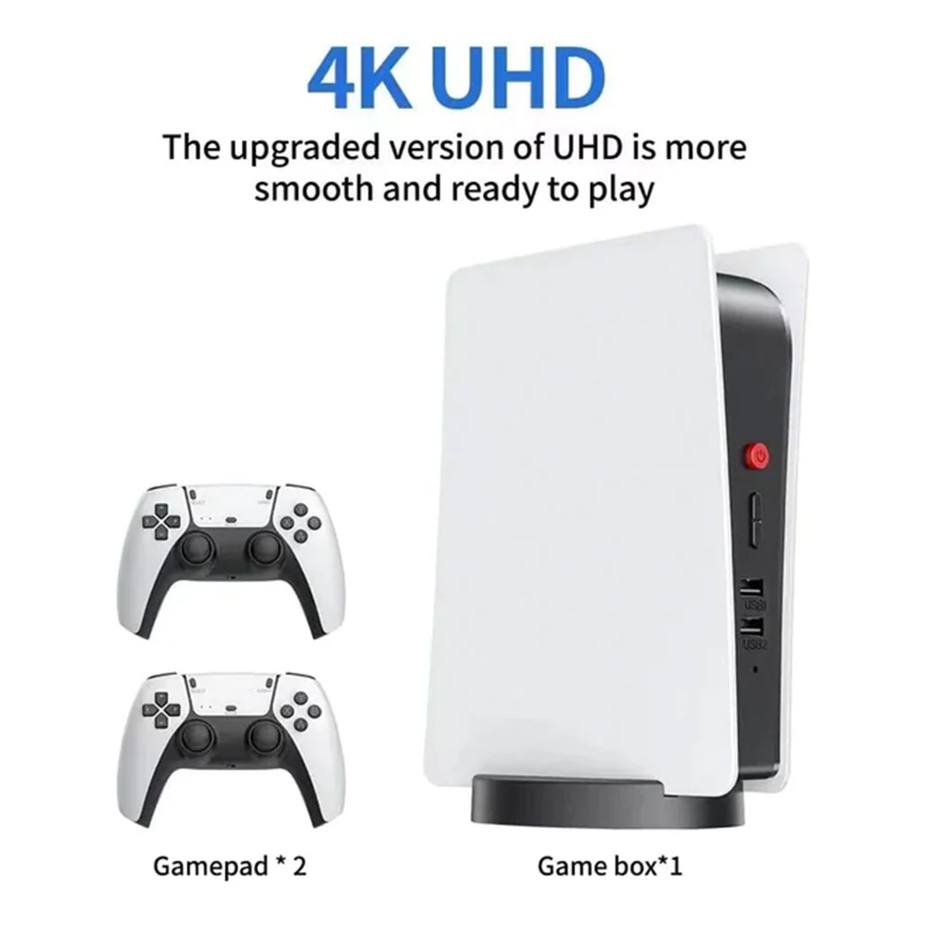 2.4G Wireless 4K Retro Game Console – HDMI HD Output with Built-In Speakers - Image 3
