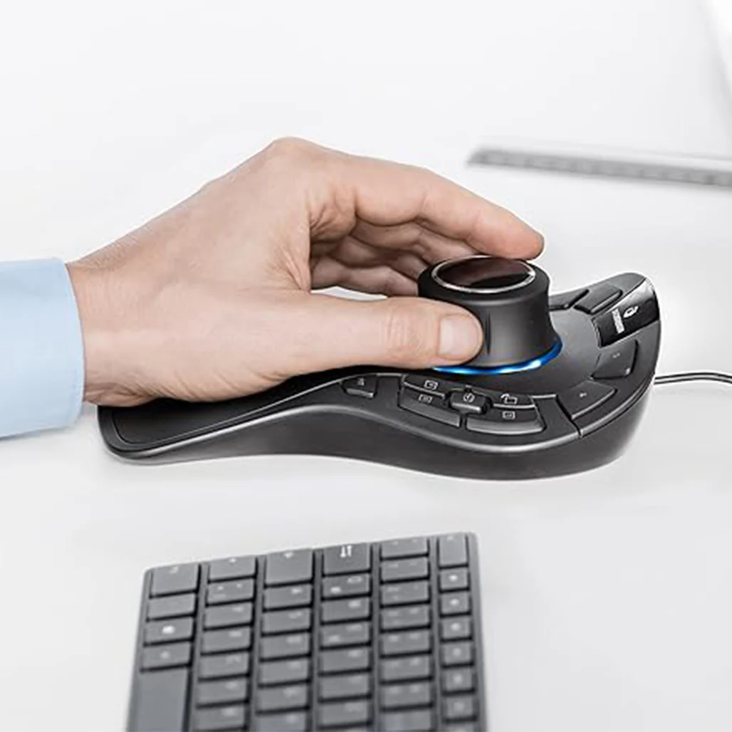 3Dconnexion SpaceMouse Pro - Intuitive 3D Navigation Mouse for CAD | 3DX-700040 - Engineering Mouse - Image 6