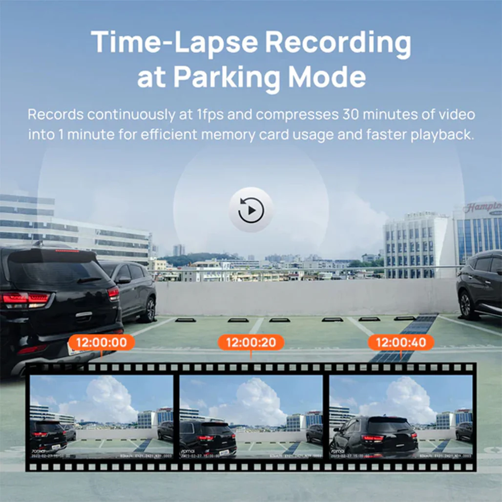 70mai Dash Cam A800S - 4K UHD Dash Camera with 3" IPS Screen - Image 14