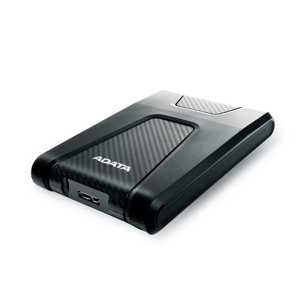 ADATA HD650 2.5" External Hard Drive - Up to 4TB, USB 3.2 Gen 1, Durable Rubber Coating, Black - Image 3