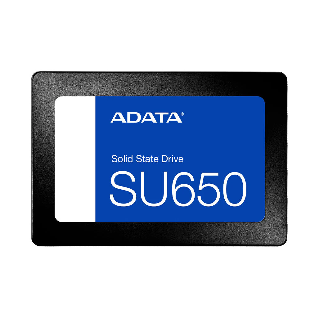 ADATA Ultimate SU650 512GB Internal SSD - High-Speed 3D NAND Flash, SLC Caching, Advanced Error Correction