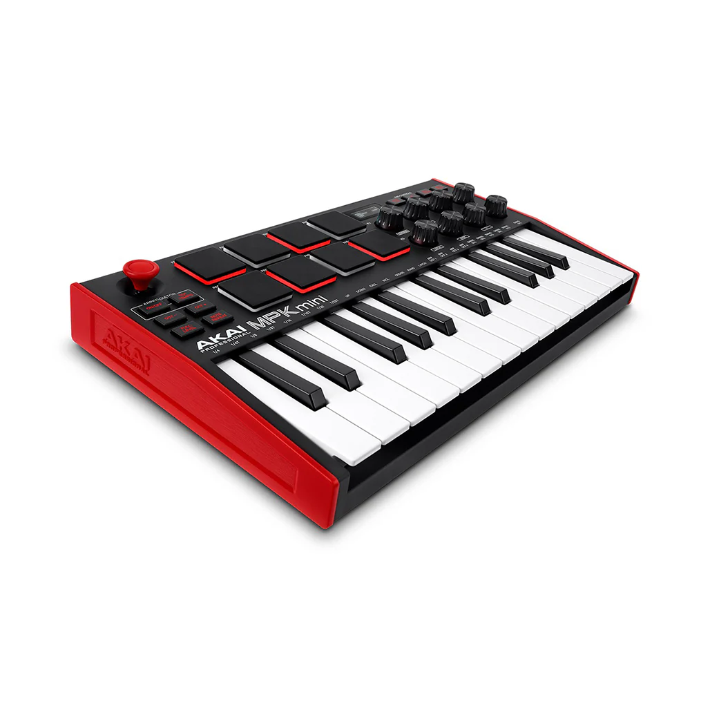 AKAI MPK Mini MK3 - MIDI Keyboard Controller – Compact USB-Powered Beat Maker with 25 Keys, MPC Pads & Production Software - Image 4
