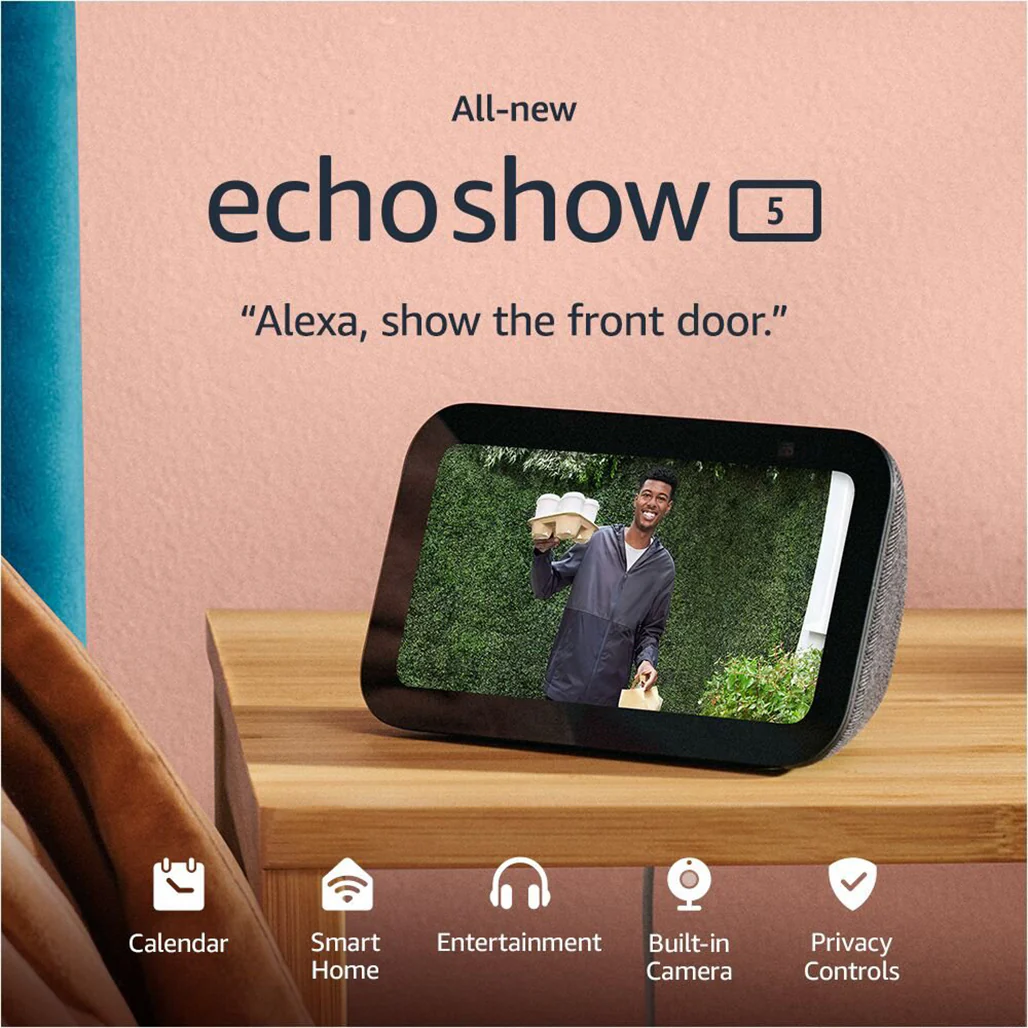 Amazon Echo Show 5 (3rd Gen) Smart Display with Alexa – 5.5" Touchscreen, Built-in Speakers, and Privacy Features - Image 9