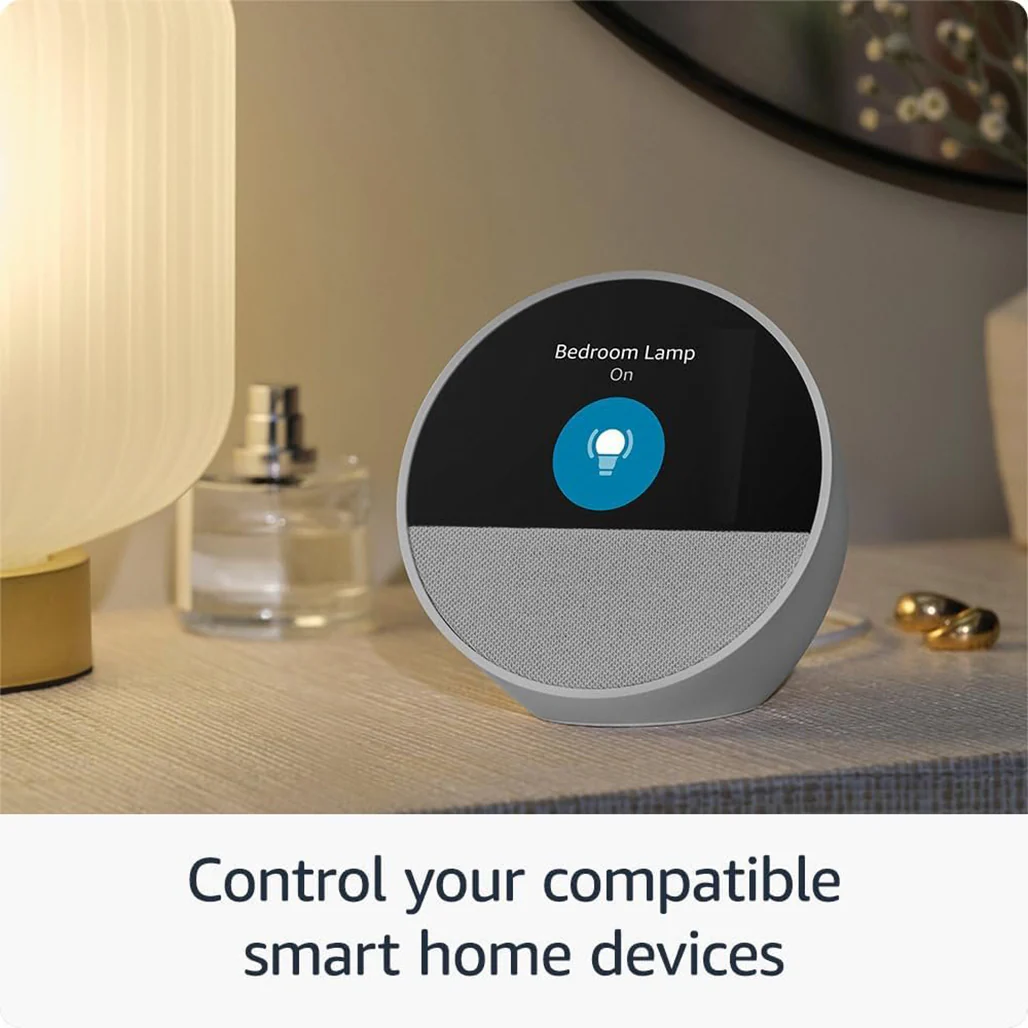 Amazon Echo Spot (2024 Release) – Sleek Smart Alarm Clock with Alexa, Vibrant Sound, and Customizable Display - Image 6