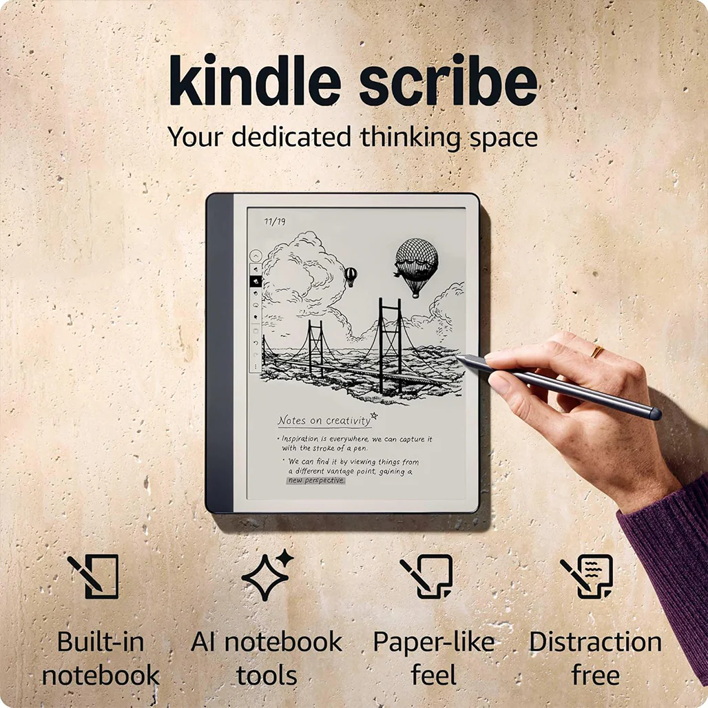 Amazon Kindle Scribe with Premium Pen – 10.2” Paper-Like Display - Image 5