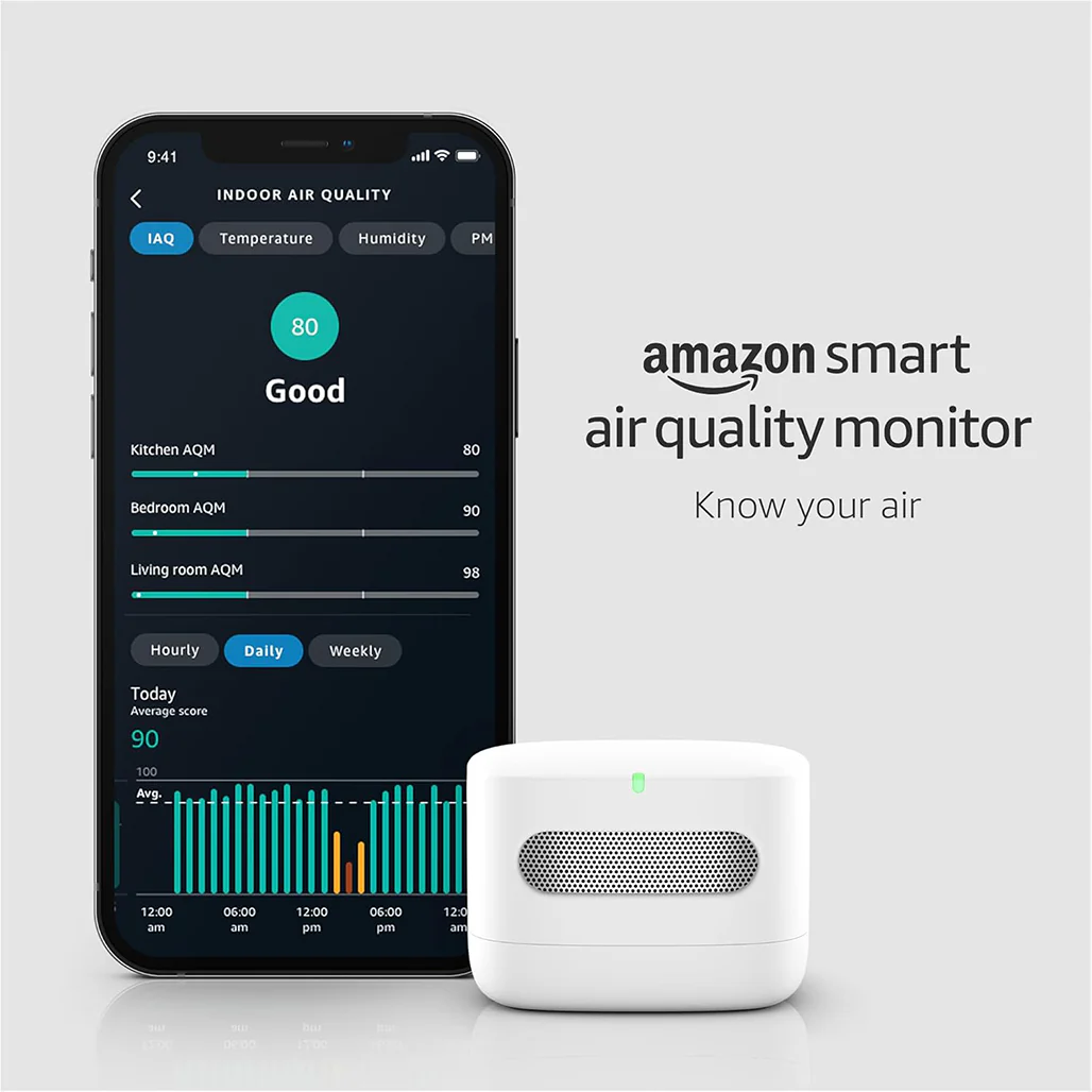 Amazon Smart Air Quality Monitor – Track Indoor Air, Works with Alexa - Image 9