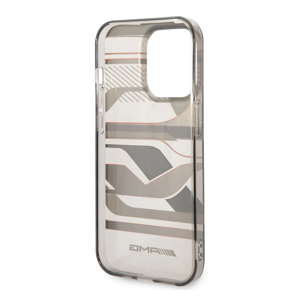 AMG Transparent PC/TPU Case With Expressive Graphic Design For iphone 14 Pro Max - Image 3