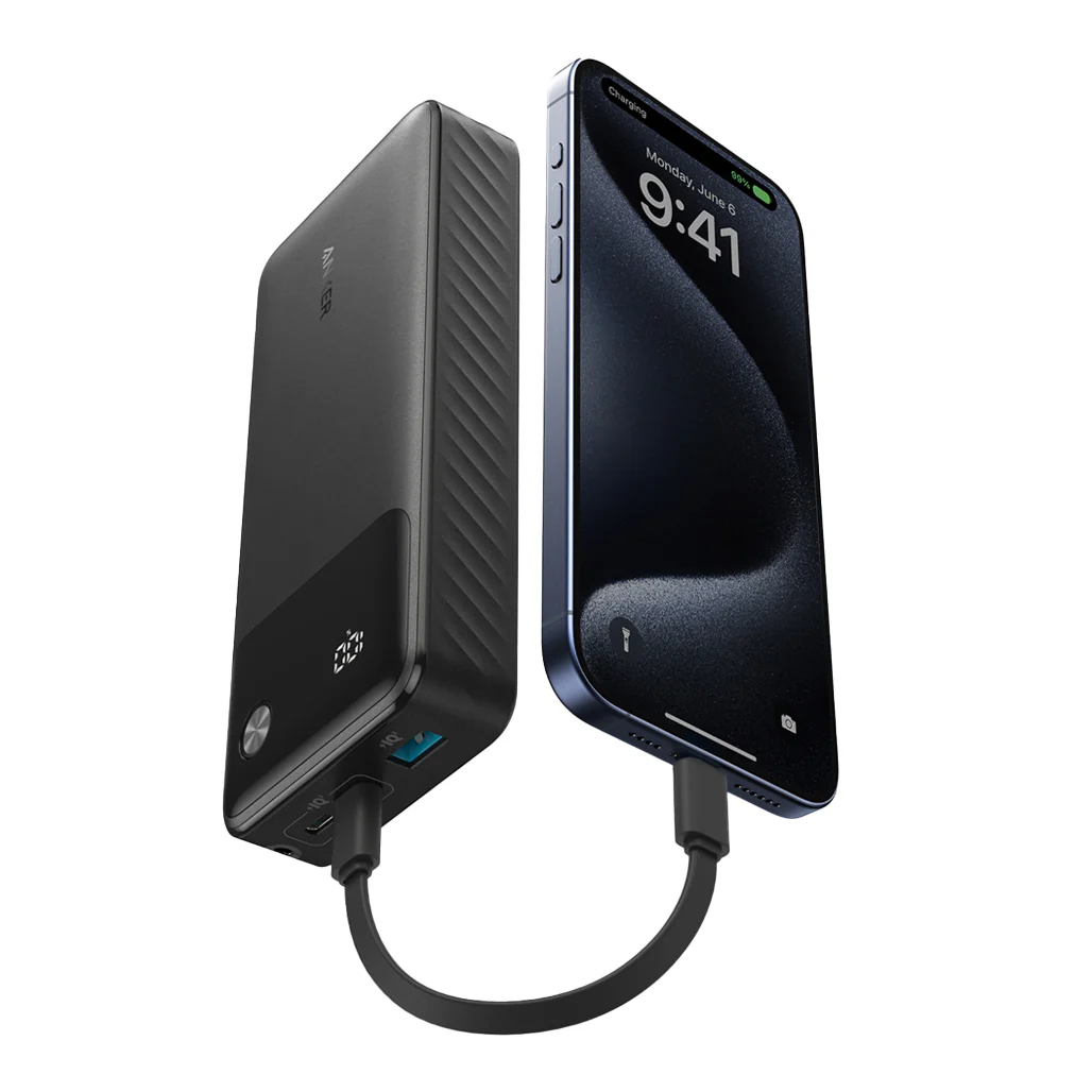 Anker 20K 30W Power Bank – High-Capacity Fast Charging with USB-C & USB-A Ports, Digital Display, Eco-Friendly Design - Image 2