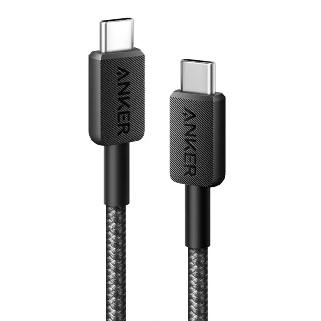 Anker 322 PowerLine USB C to USB C Braided 3ft/0.9m 60W Cable A81F5