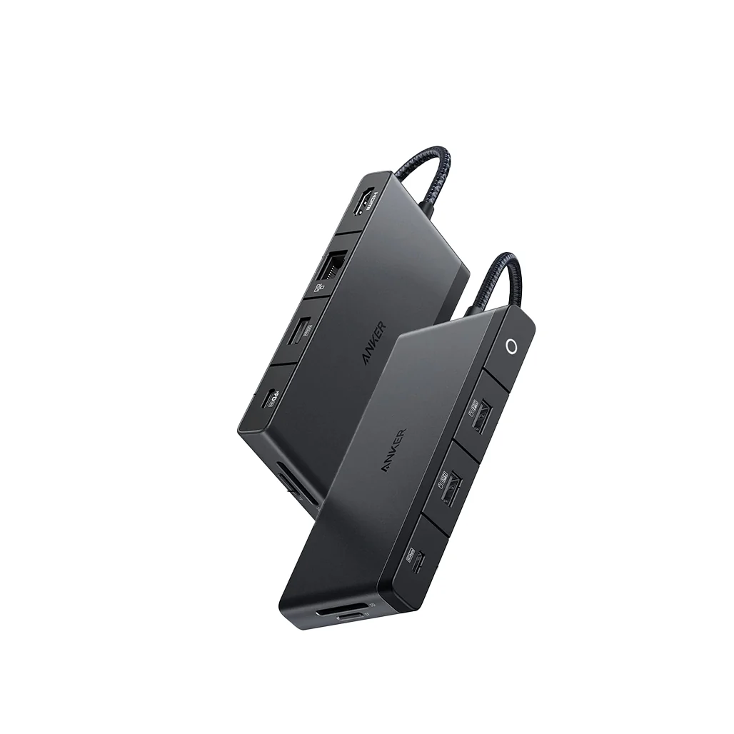 Anker 552 USB-C Hub (9-in-1) with 4K HDMI – High-Speed Data Transfer, Pass-Through Charging, Ethernet, SD/microSD Slots - Image 2