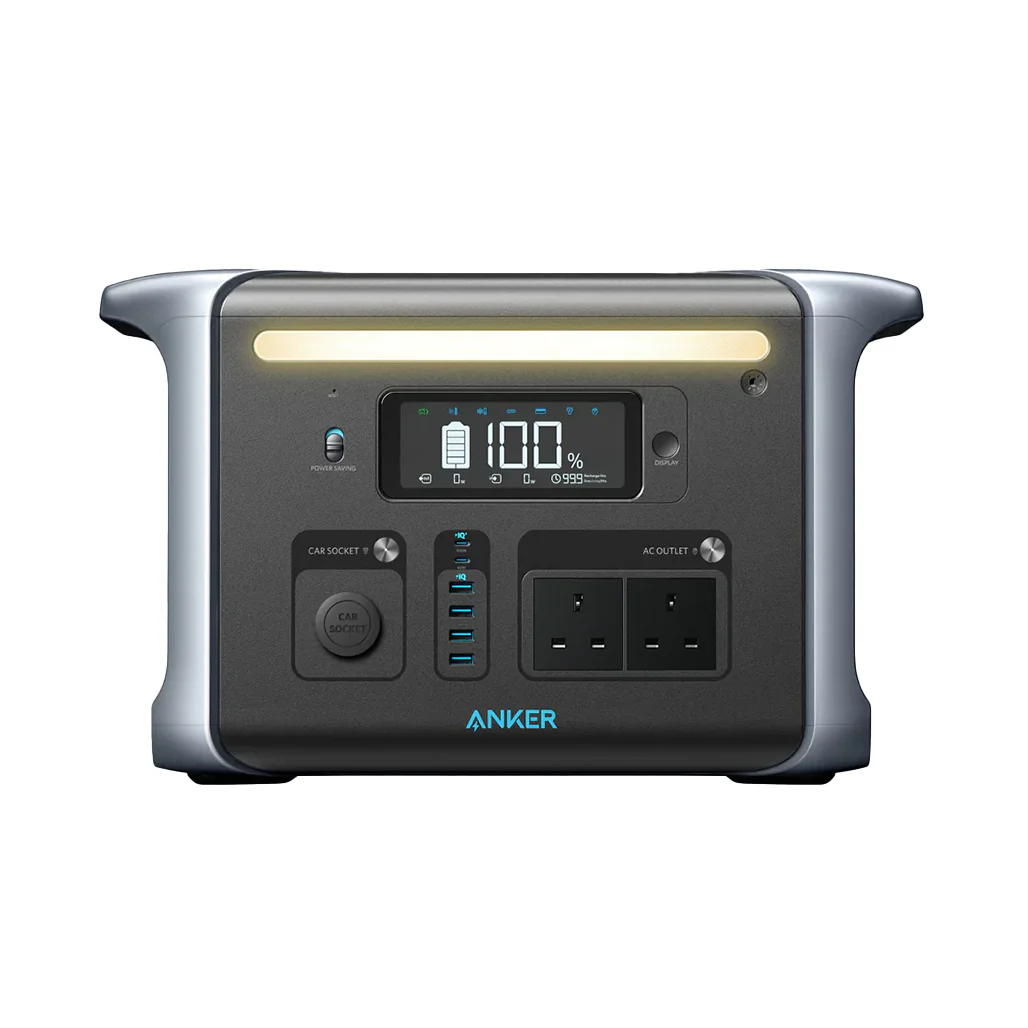 Anker 757 Portable Power Station - 1500W Solar Generator, 1229Wh LiFePO4 Battery for Camping, RVs, & Home Use
