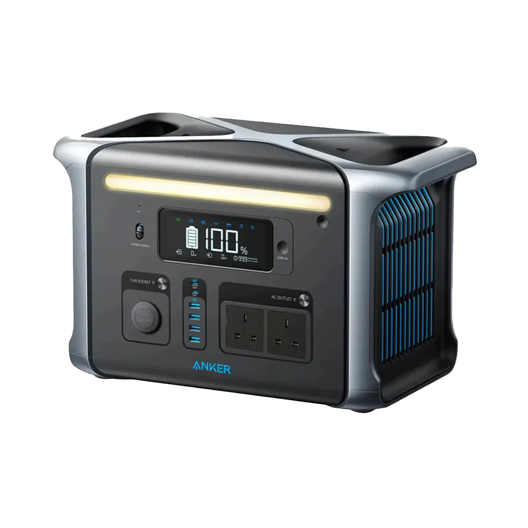 Anker 757 Portable Power Station - 1500W Solar Generator, 1229Wh LiFePO4 Battery for Camping, RVs, & Home Use - Image 2