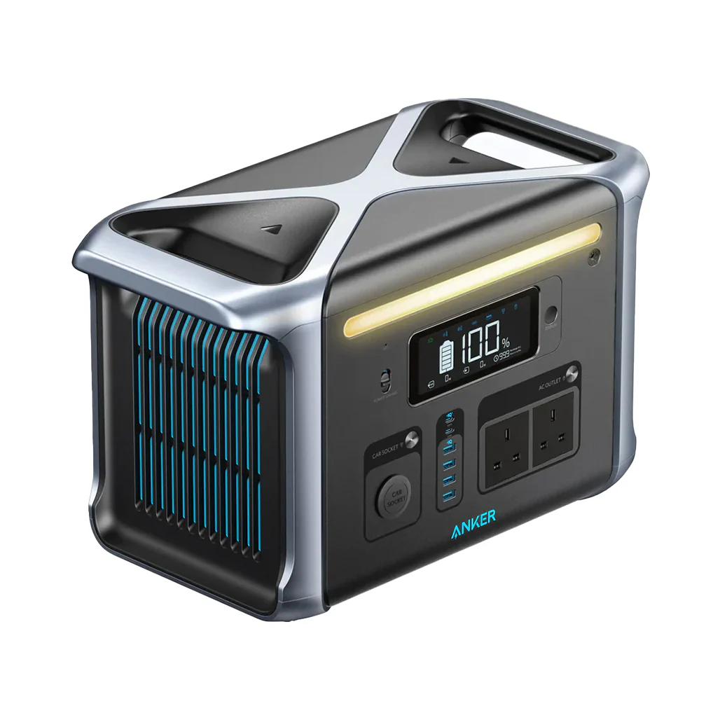 Anker 757 Portable Power Station - 1500W Solar Generator, 1229Wh LiFePO4 Battery for Camping, RVs, & Home Use - Image 3