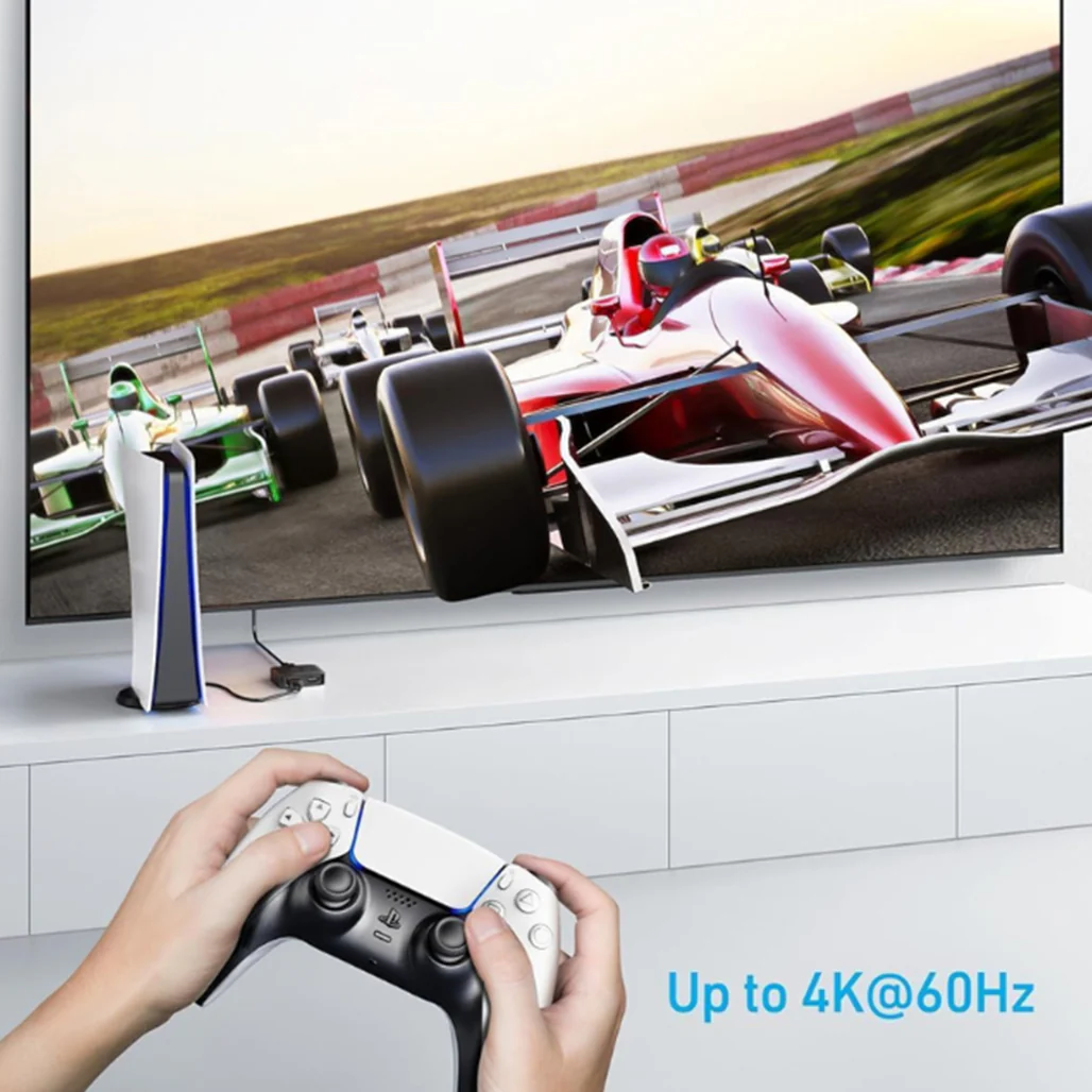 Anker HDMI Switch (2 In 1 Out) – 4K@60Hz HDMI Splitter, HDR, 3D, Dolby, for Laptops, PC, Xbox, PS5/PS4, and More - Image 4