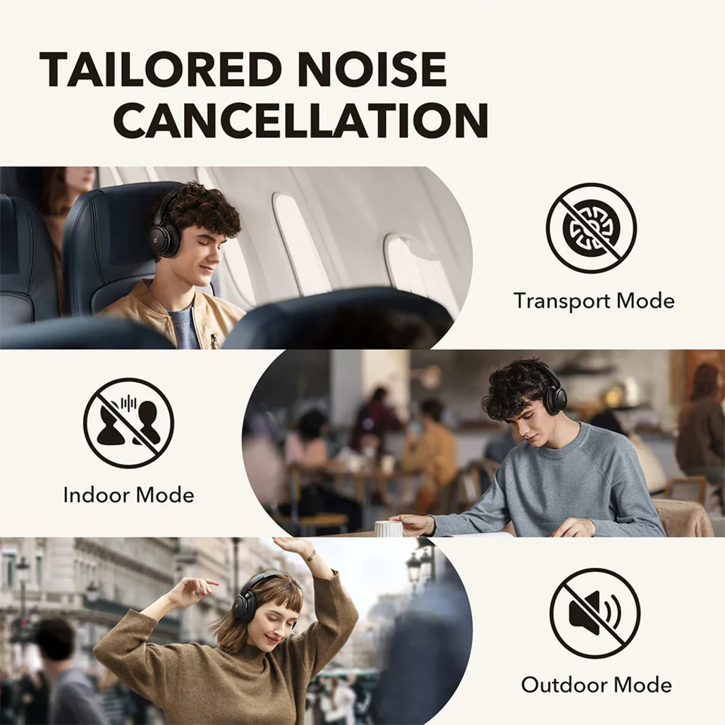 Anker Life Q30 Bluetooth Headphones | Hybrid Active Noise Cancelling - Image 3