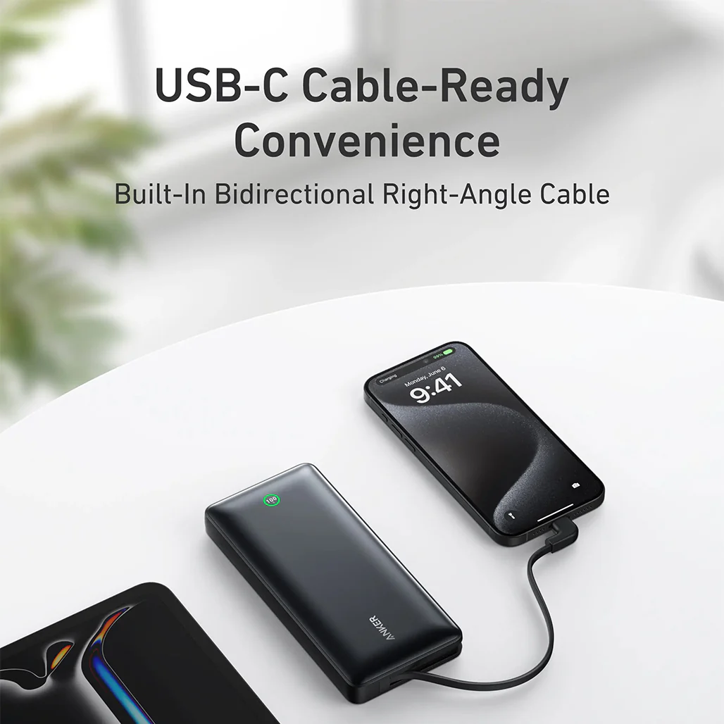 Anker Nano Power Bank 20000mah 30W Built-In USB-C Cable - A1387 - Image 5