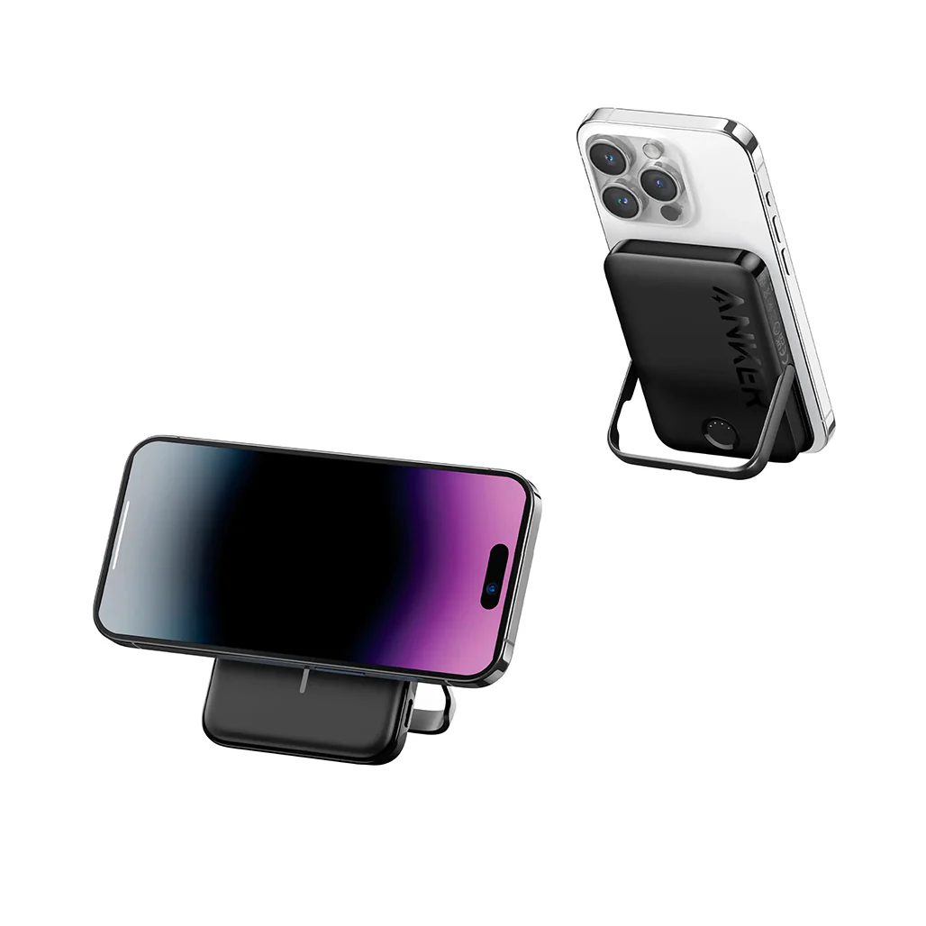 Anker Power Bank 322 MagGo 5000mAh MagSafe Portable Charger A1618 – Wireless Charging with Foldable Stand - Image 6