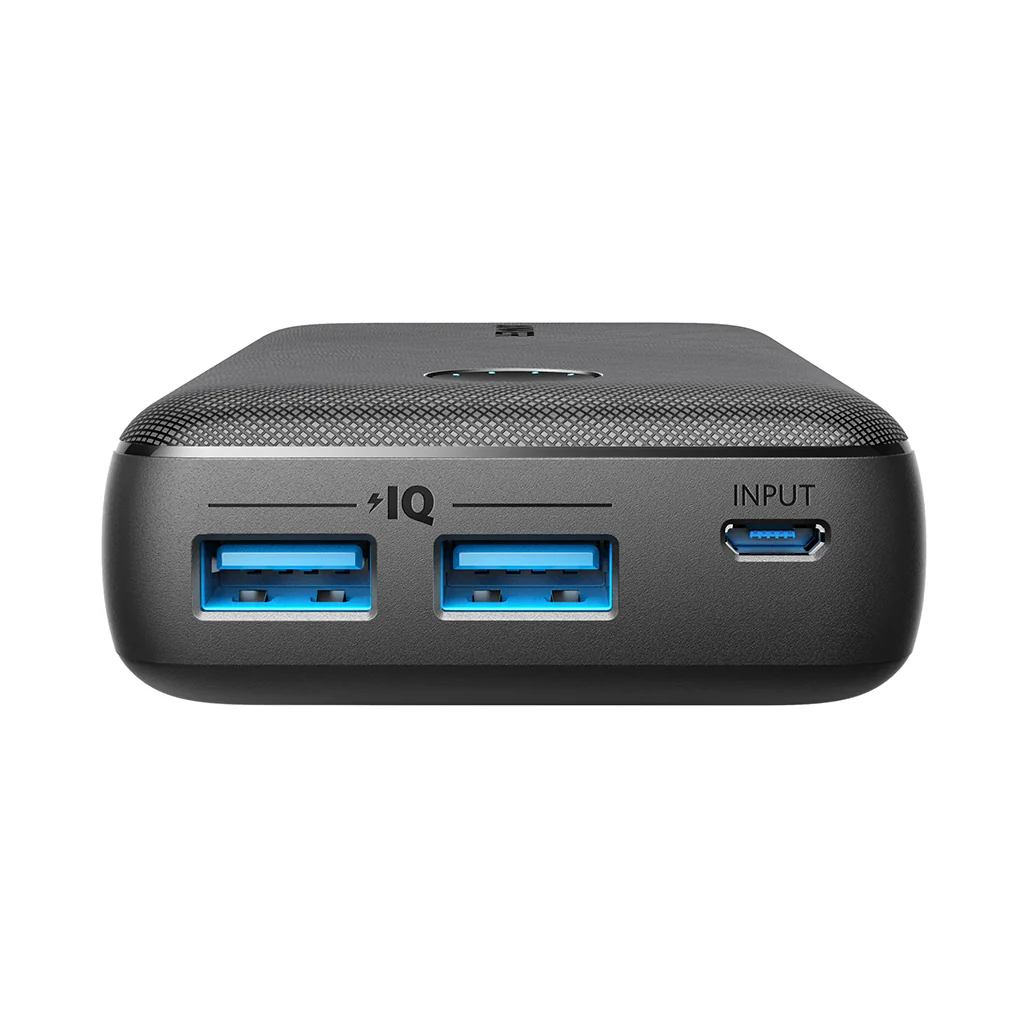 Anker PowerCore Select 10000mAh Portable Charger – Dual USB Power Bank for iPhone, Samsung & More, Compact & High-Speed Charging, Black - Image 2
