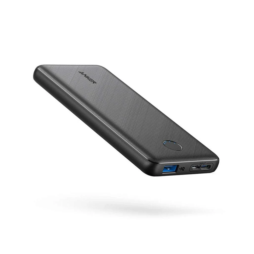 Anker PowerCore Slim 10000mAh – Ultra-Thin Portable Charger, Fast Charging, Trickle Mode, Dual Input Ports