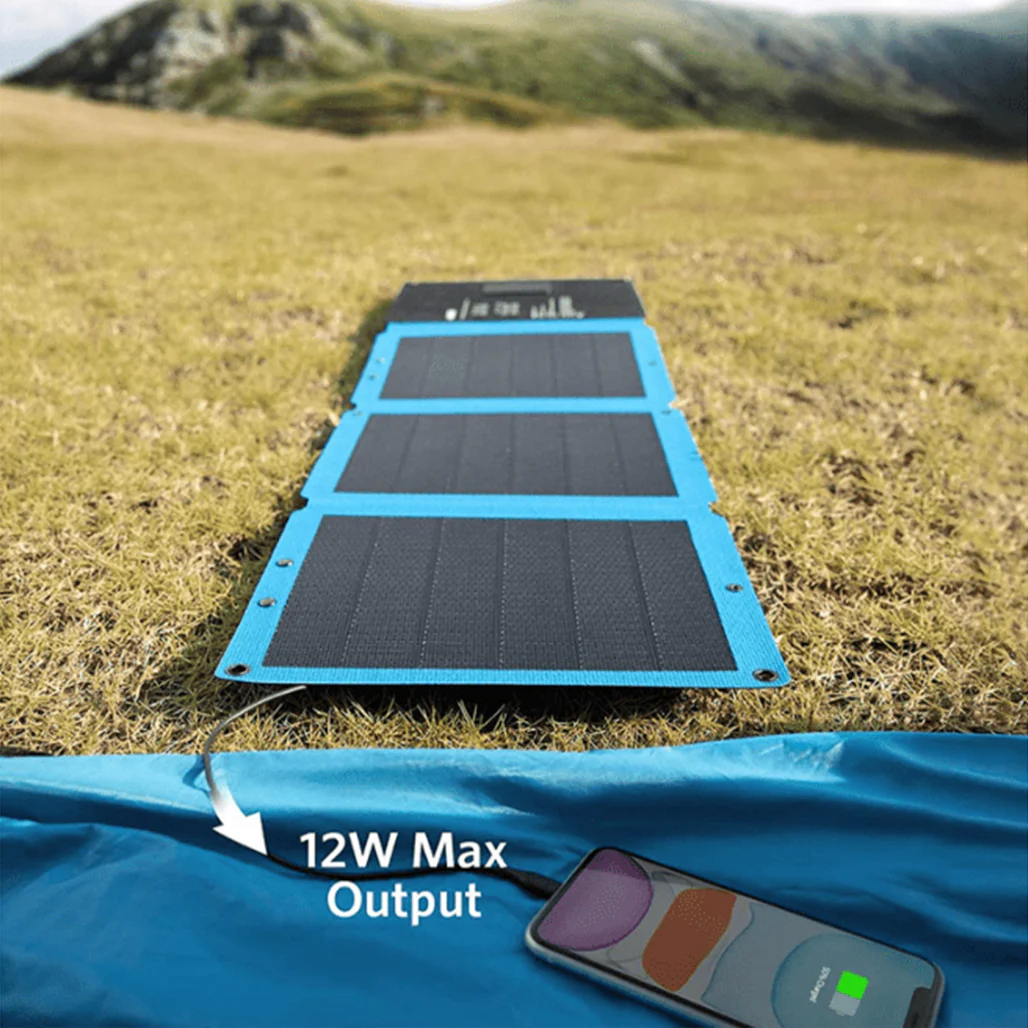 Anker PowerSolar 3-Port 24W Solar Charger – Ultra-Thin, Flexible & Fast USB Charging Panel for Mobile Devices - Image 4