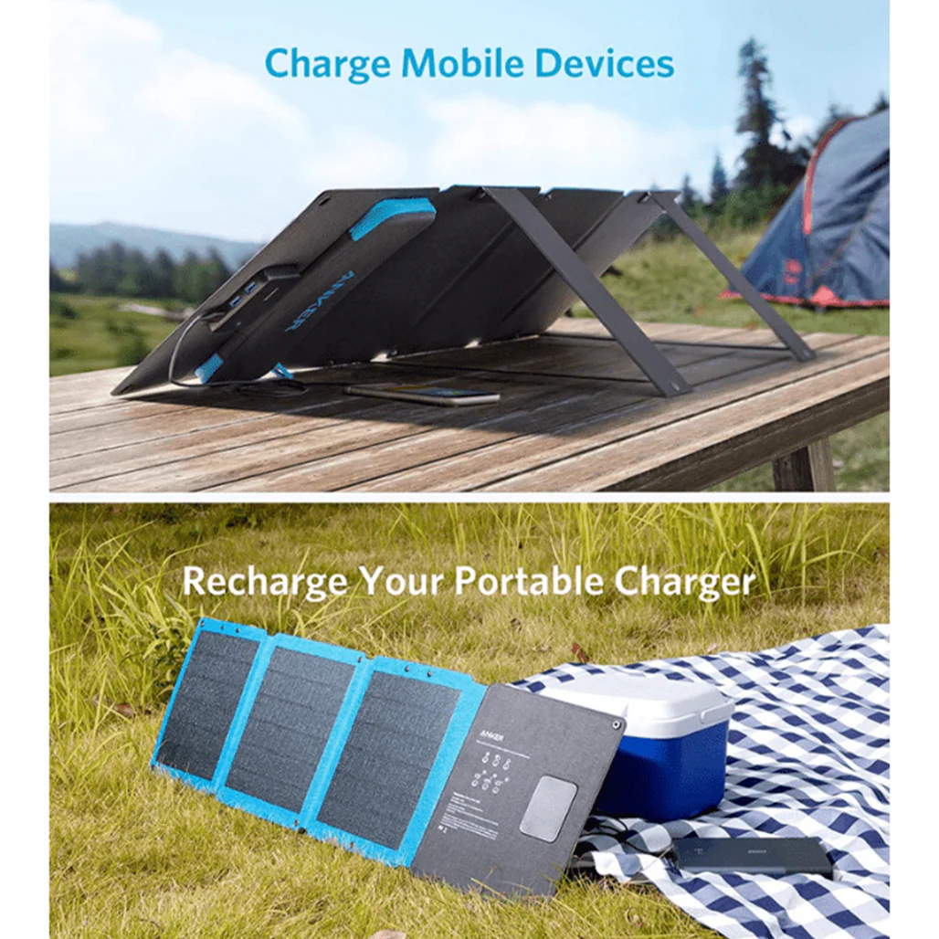 Anker PowerSolar 3-Port 24W Solar Charger – Ultra-Thin, Flexible & Fast USB Charging Panel for Mobile Devices - Image 5