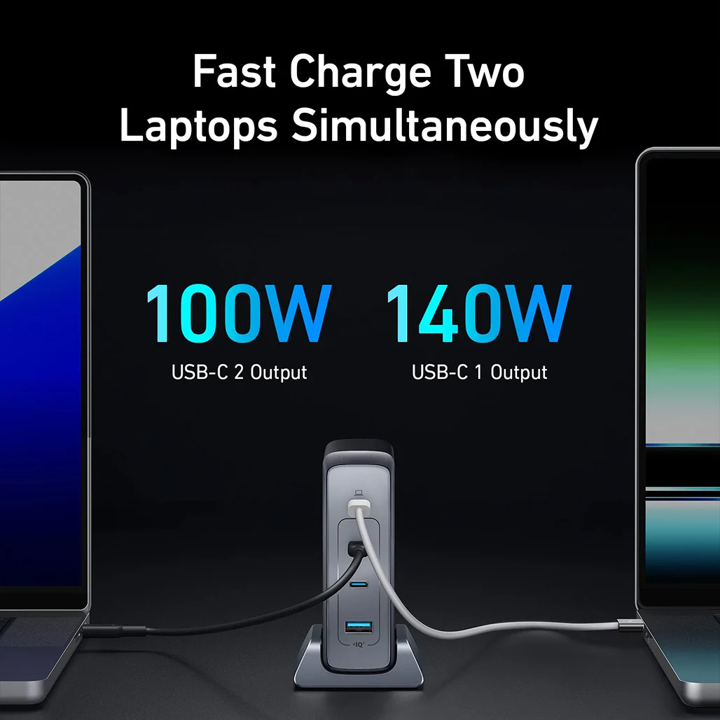 Anker Prime 240W GaN Desktop Charger (4 Ports) – Ultra-Compact and High-Speed Charging Solution - Image 2