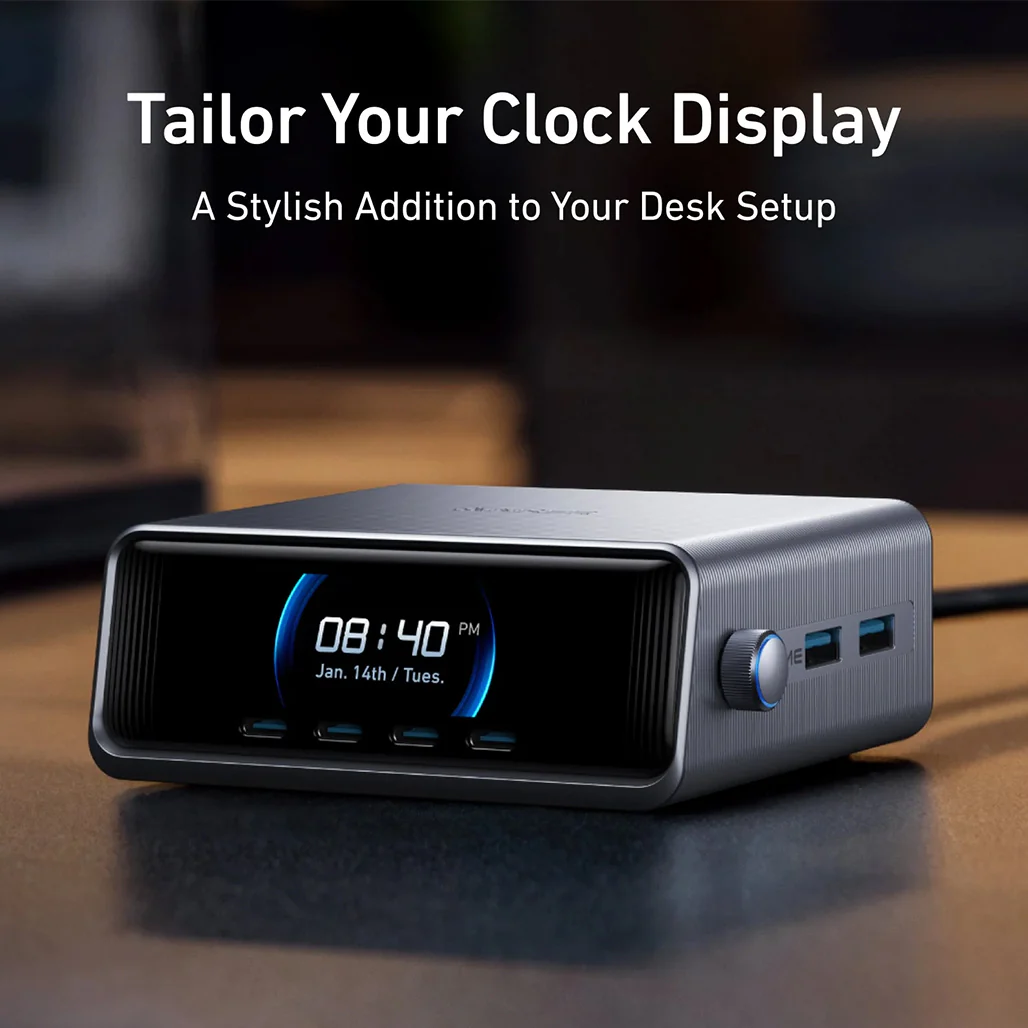 Anker Prime 250W GaN Charger – 6-Port USB-C & USB-A Fast Charging Hub - Image 3