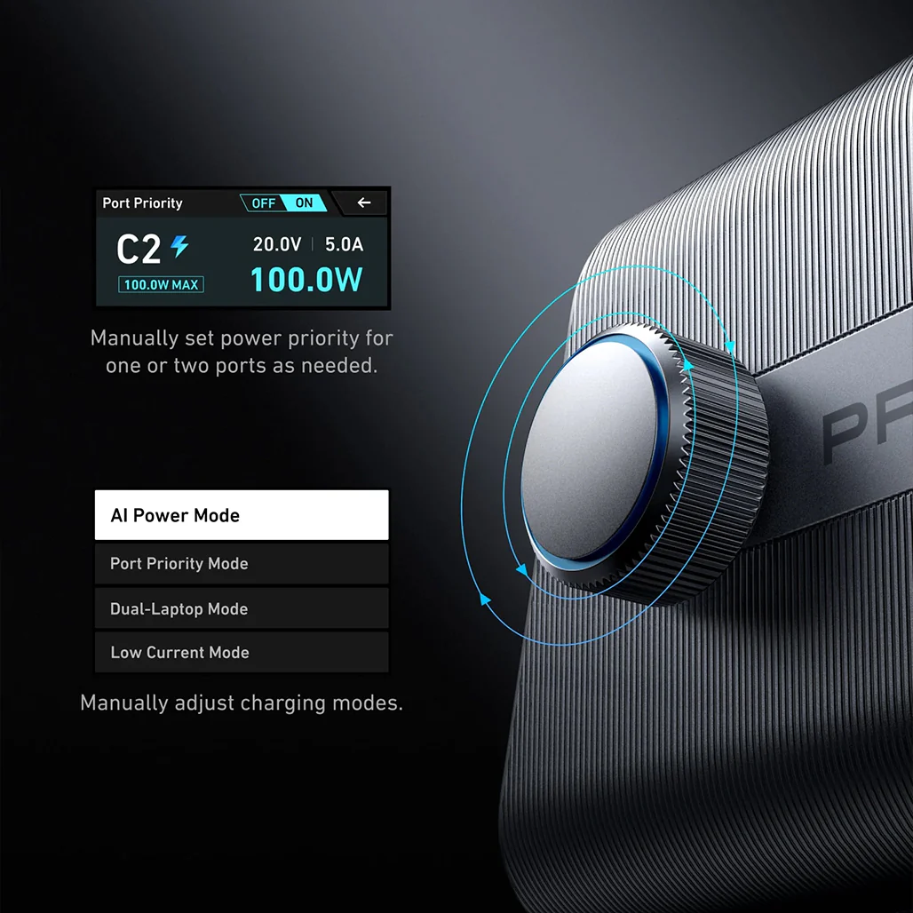 Anker Prime 250W GaN Charger – 6-Port USB-C & USB-A Fast Charging Hub - Image 4