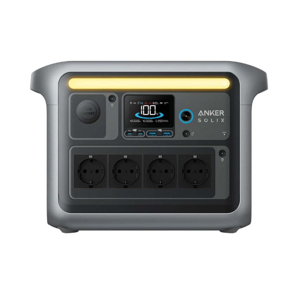Anker SOLIX C1000 Portable Power Station – 1056Wh LiFePO4 Battery, 1800W Solar Generator for Home Backup, RV & Camping