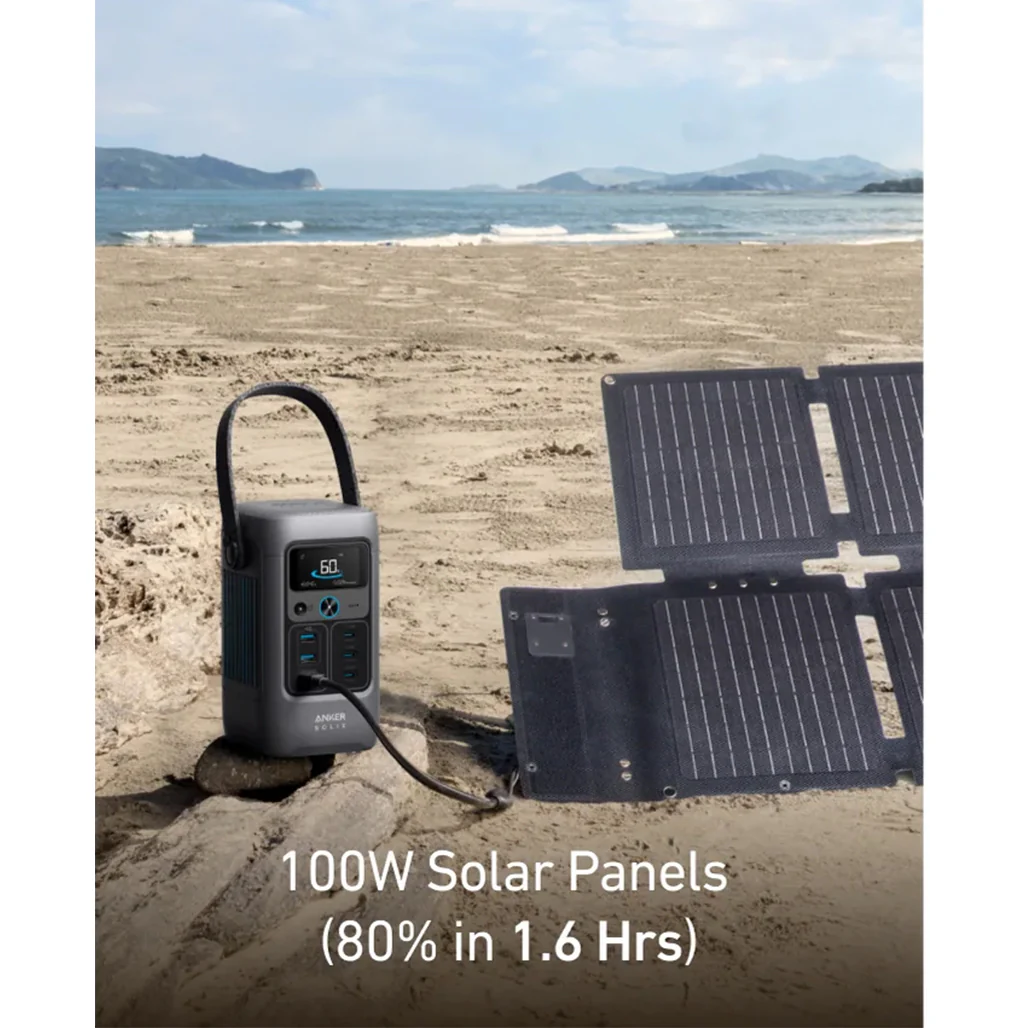 Anker SOLIX C200 DC Portable Power Station – 192Wh Battery, 200W Output, 140W USB-C Fast Charging, Solar-Compatible - Image 9
