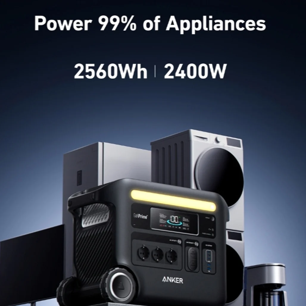 Anker SOLIX F2600 Portable Power Station – 2560Wh｜2400W - Image 4
