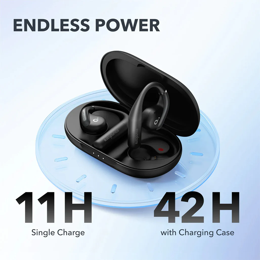 Anker Soundcore AeroFit - Open-Ear True Wireless Earbuds with BassUp™ Technology - Image 3