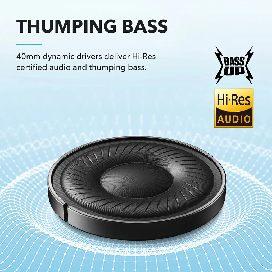 Anker Soundcore Q20i Hybrid Active Noise Cancelling Headphones - Image 8