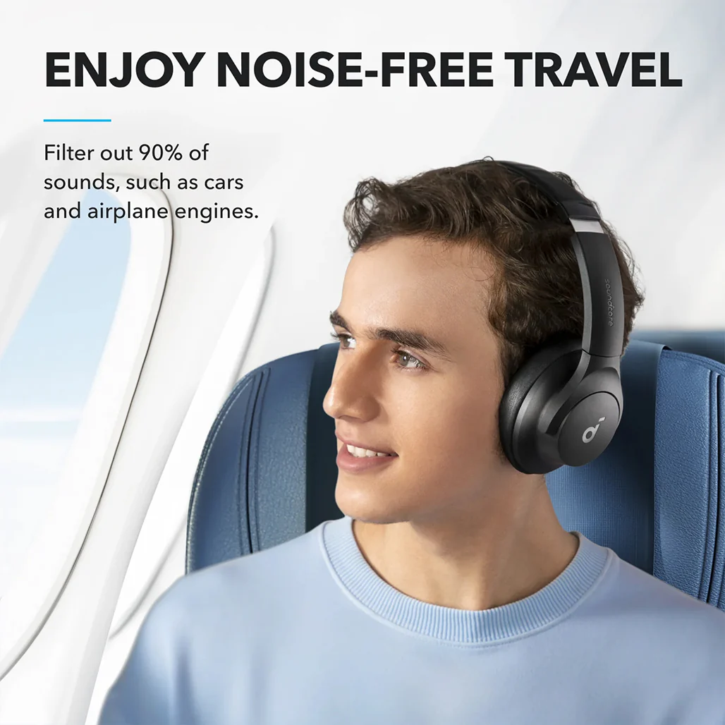 Anker Soundcore Q20i Hybrid Active Noise Cancelling Headphones - Image 9