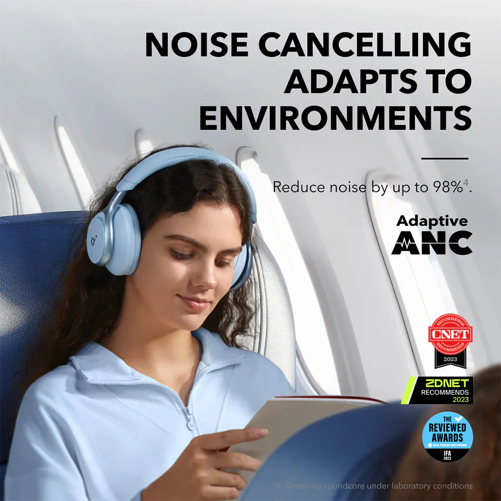 Anker Soundcore Space One - Premium Active Noise Cancelling Headphones - Image 10