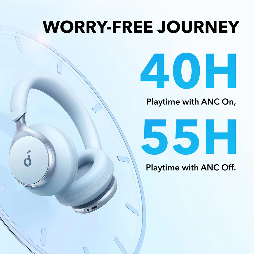 Anker Soundcore Space One - Premium Active Noise Cancelling Headphones - Image 8