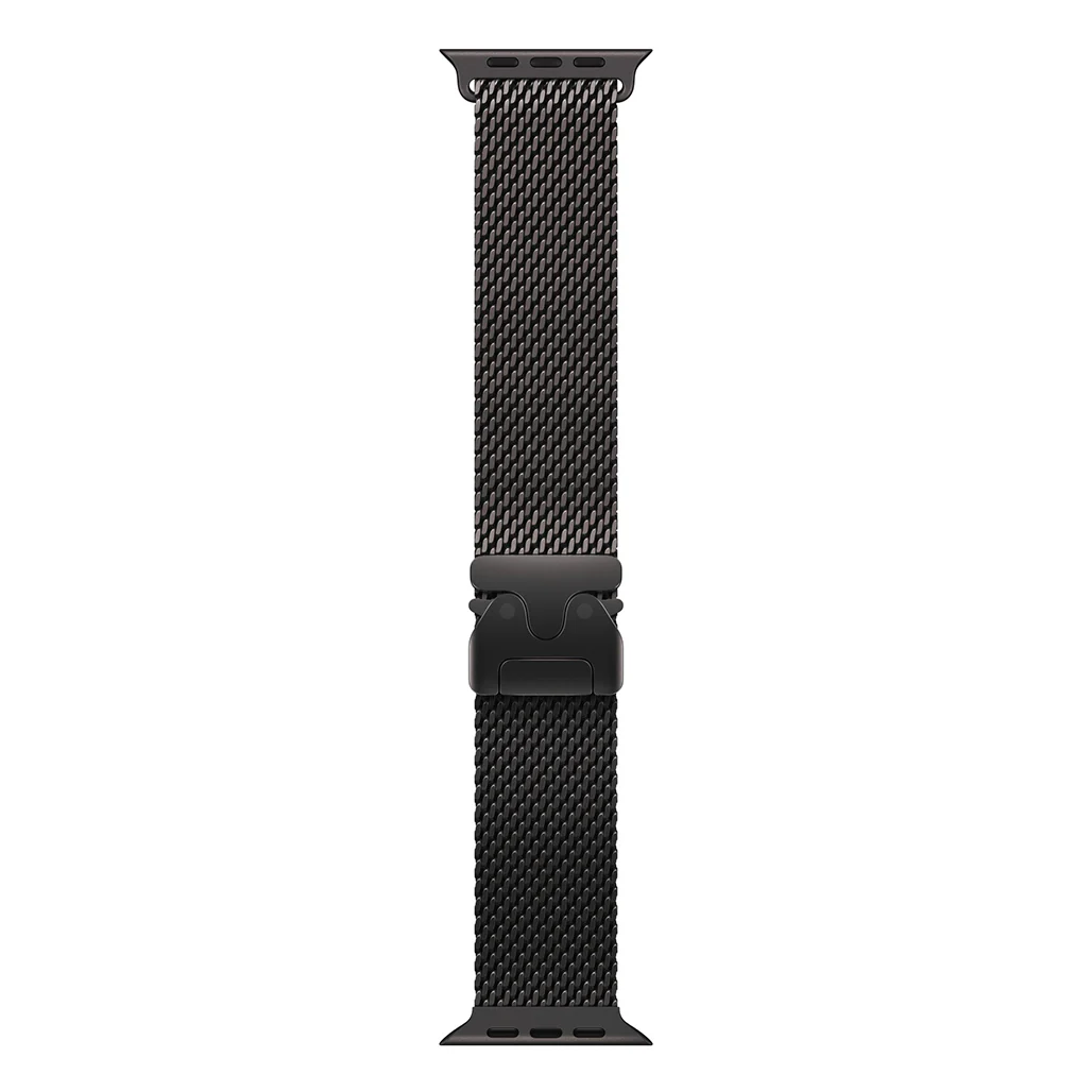 Apple 49mm Black Titanium Milanese Loop Band
