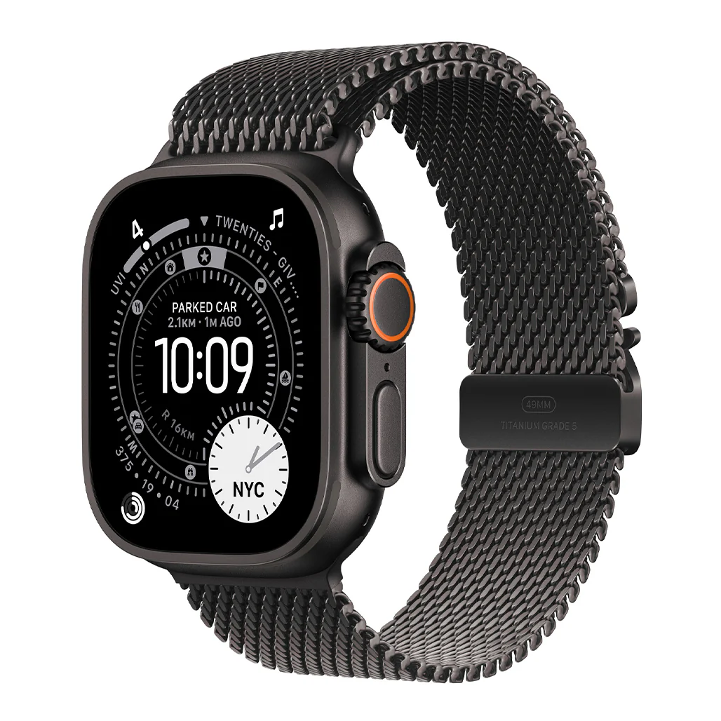 Apple 49mm Black Titanium Milanese Loop Band - Image 2