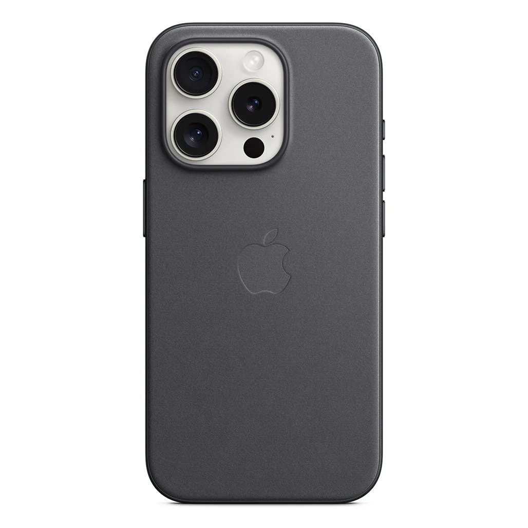 Apple iPhone 15 Pro FineWoven Case with MagSafe - Black - Image 3