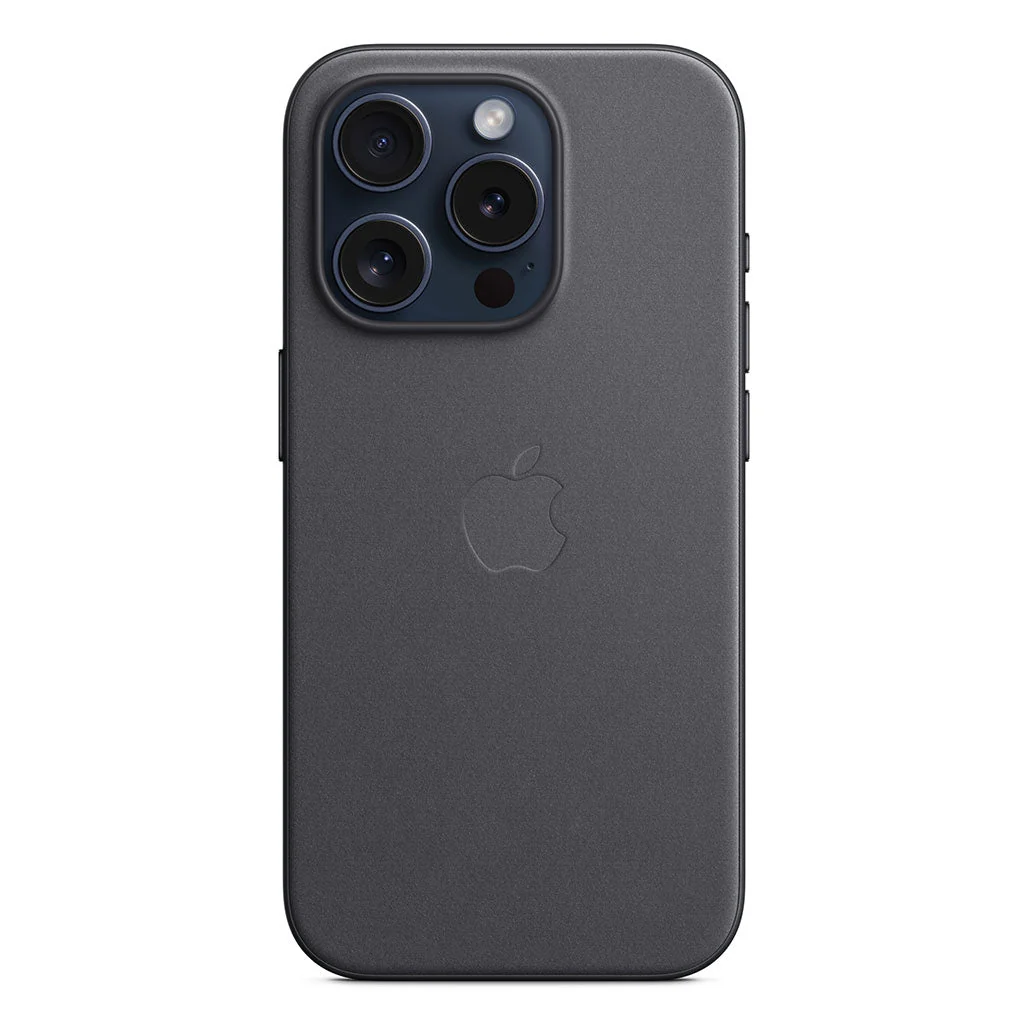 Apple iPhone 15 Pro FineWoven Case with MagSafe - Black - Image 4