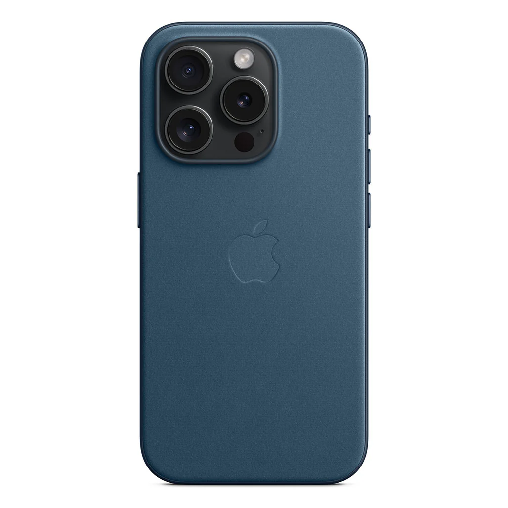 Apple iPhone 15 Pro FineWoven Case with MagSafe - Pacific Blue - Image 2