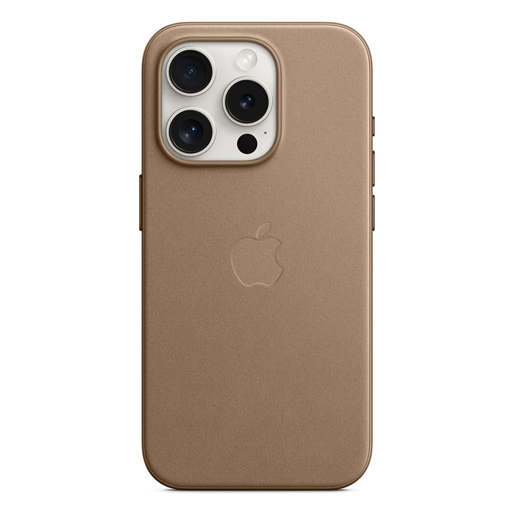 Apple IPhone 15 Pro FineWoven Case With MagSafe - Taupe - Image 2