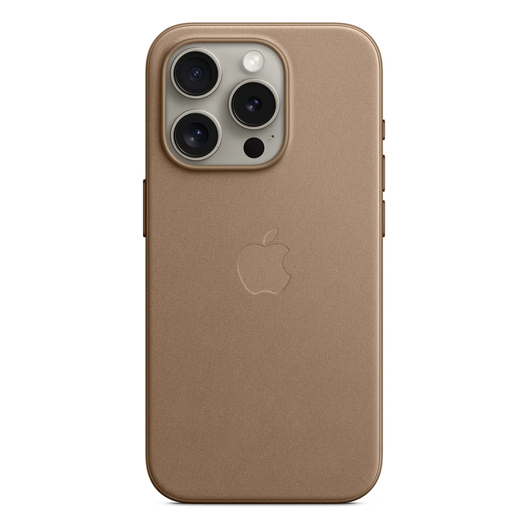 Apple IPhone 15 Pro FineWoven Case With MagSafe - Taupe - Image 4