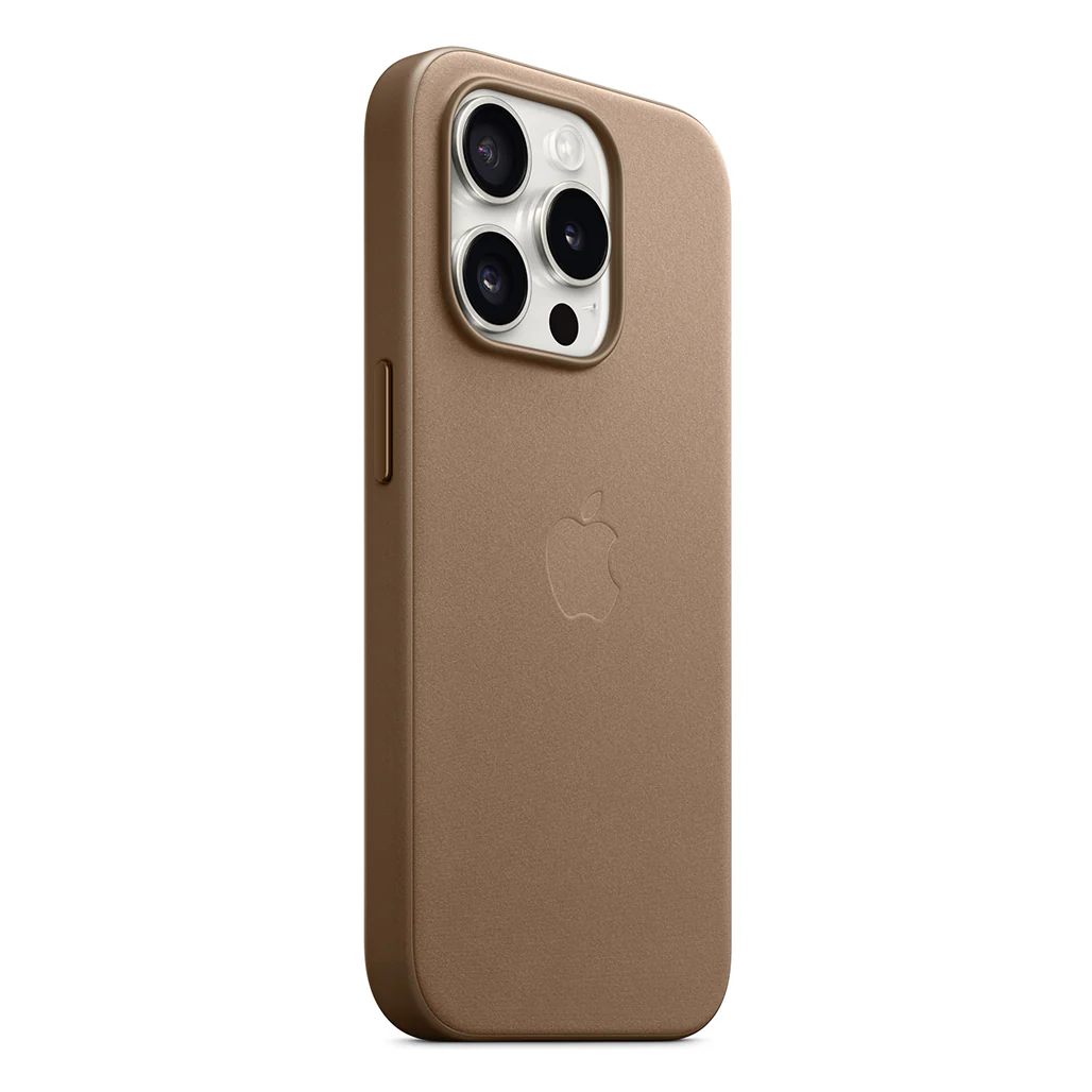 Apple IPhone 15 Pro FineWoven Case With MagSafe - Taupe - Image 5