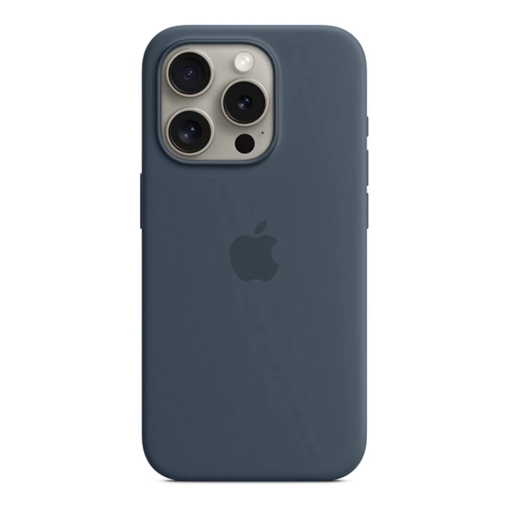 Apple iPhone 15 Pro Silicone Case with MagSafe - Black - Image 14