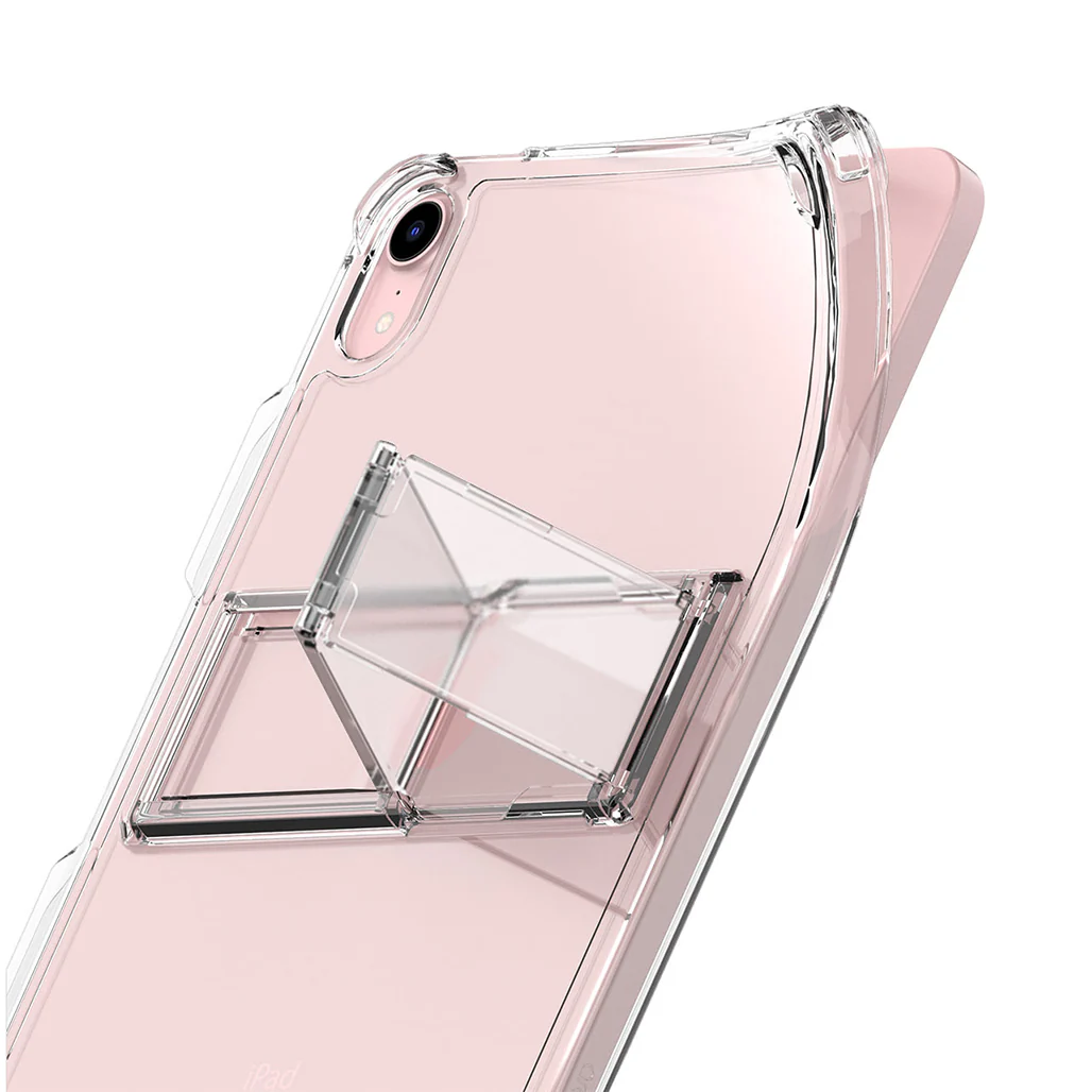 Araree 2021 iPad Mini 6th Gen. Flexield SP Case with Kickstand & Apple Pencil Holder - Transparent TPU & Polycarbonate Protection - Image 2