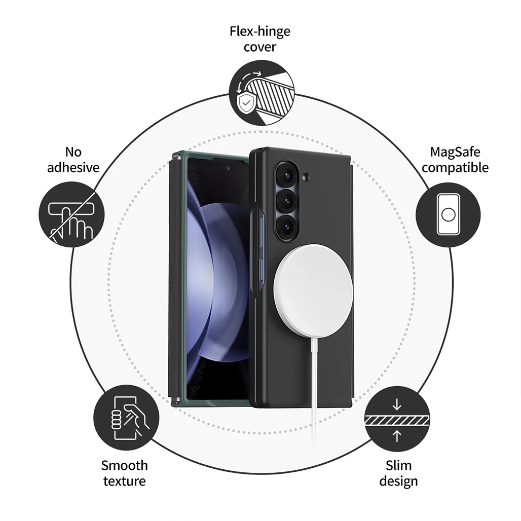 Araree Aero Flex M Case for Galaxy Z Fold6 – Premium Hinge Protection with MagSafe Compatibility - Image 3