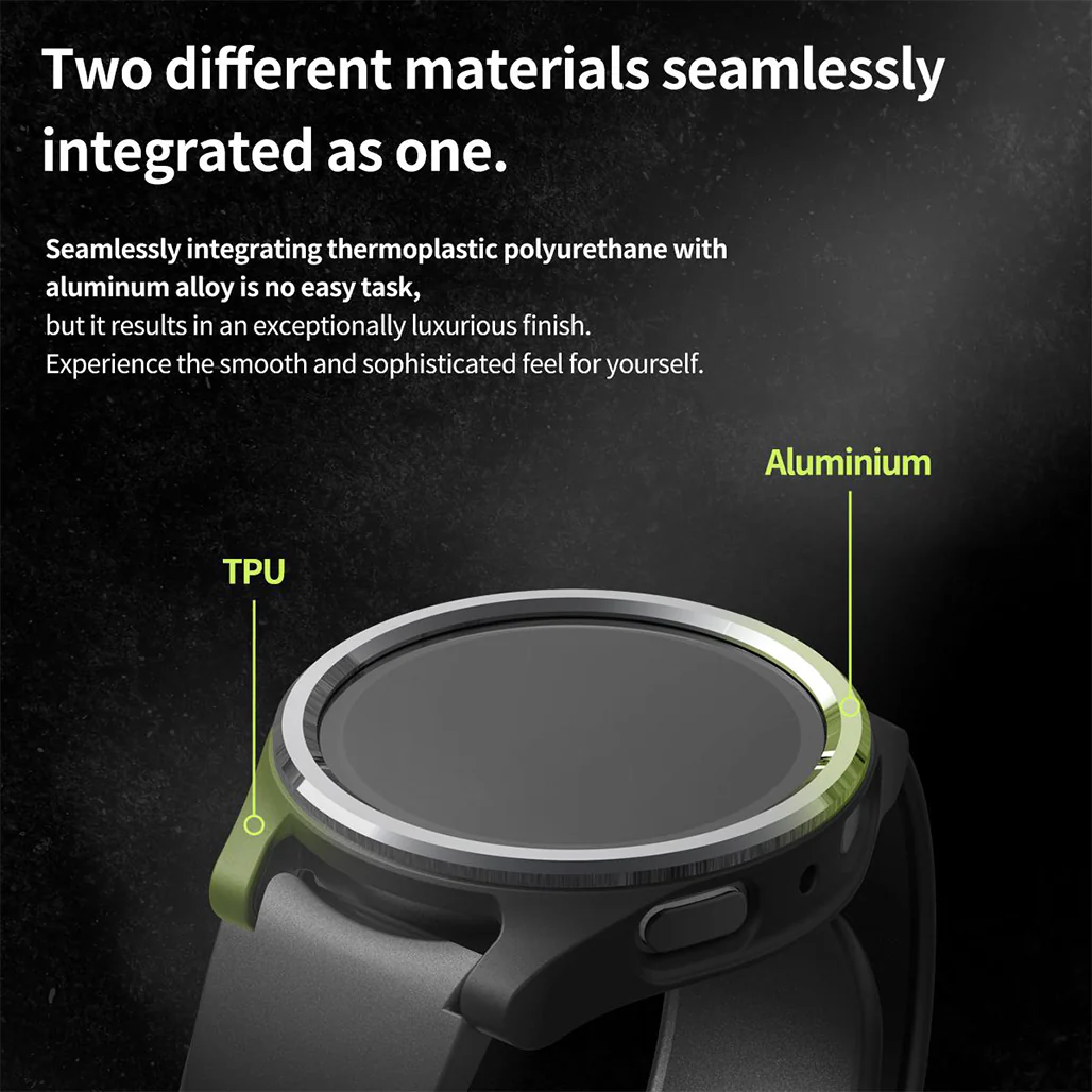 Araree Amy Protection Case for Samsung Galaxy Watch 7 (2024) - Durable TPU and Aluminum Alloy Shock-Absorbing Cover - Image 3
