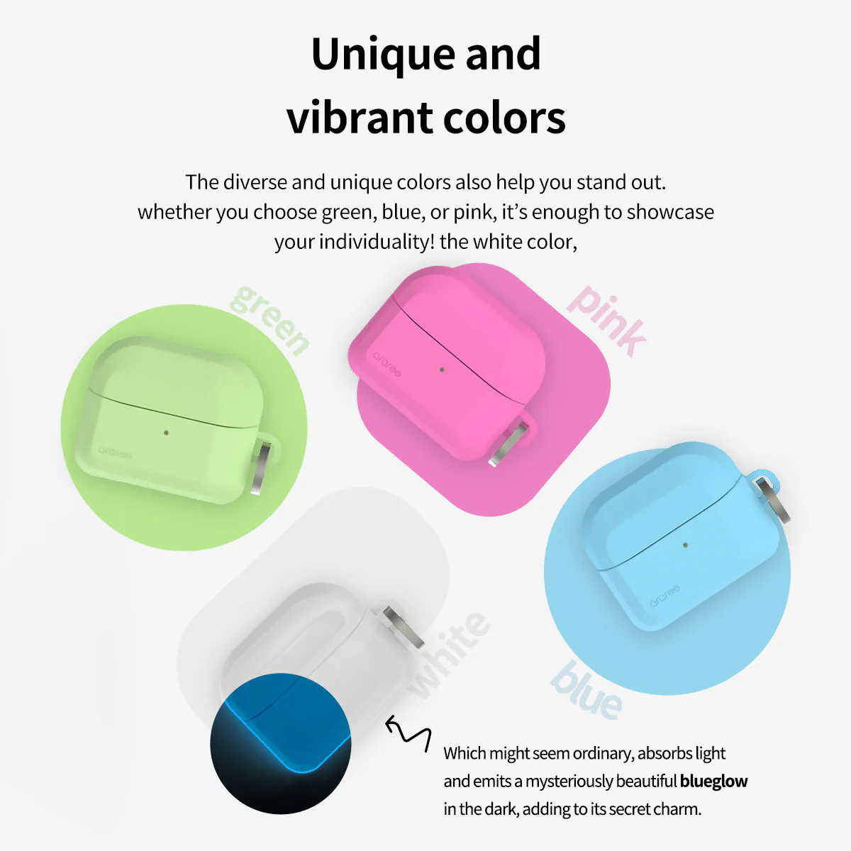 Araree Brio Silicone Case for Galaxy Buds3/Buds3 Pro - Image 7