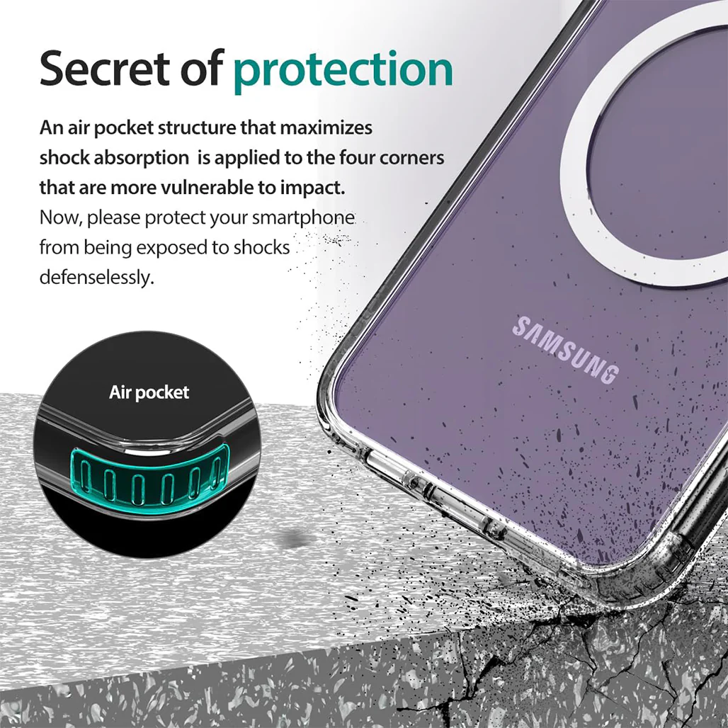 Araree Duple MagSafe - Samsung Galaxy S23 FE Clear Case - Image 7